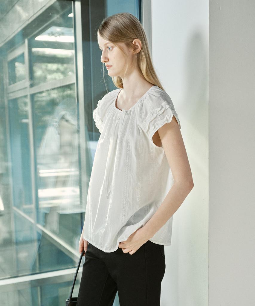 Jucy Judy Flare Lace Blouse J1Bl329J