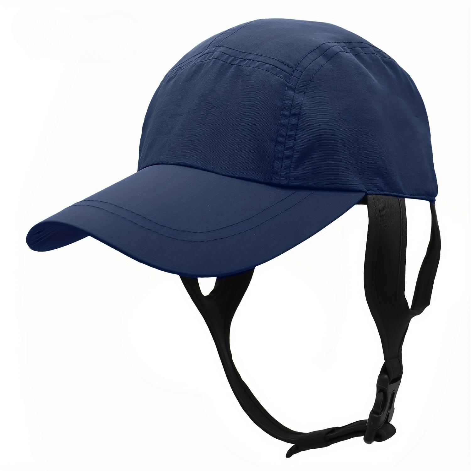 

Adjustable Duckbill Cap with Chin Strap,Ideal for Summer Outdoor Activities, Hiking, Sun Hat темно-синий