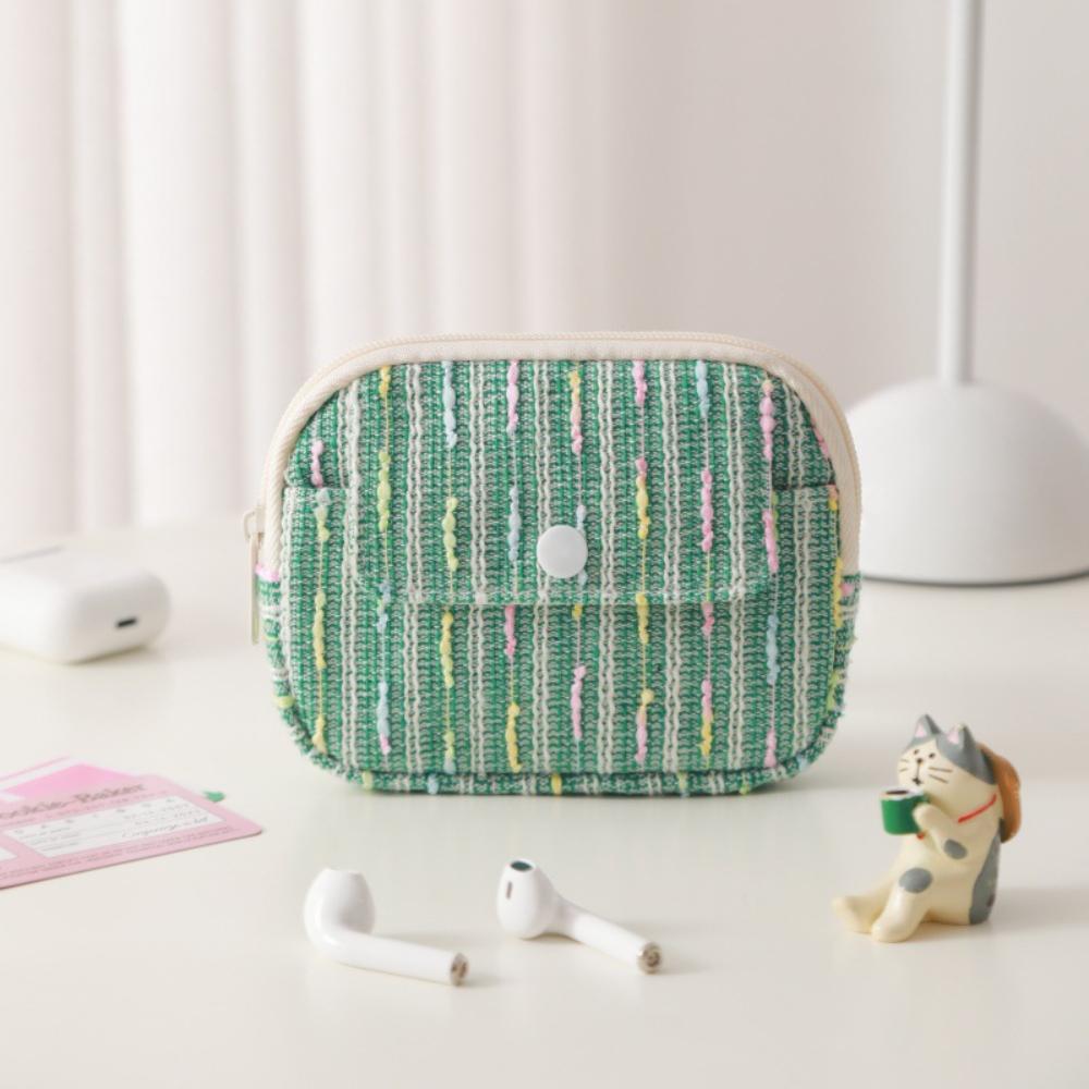 Portable Storage Bag Chic Lipstick Make Up Bag Mini Cosmetic Bag Elegant Cosmetic Coin Purse For Coin Storage Lipstick Organizer