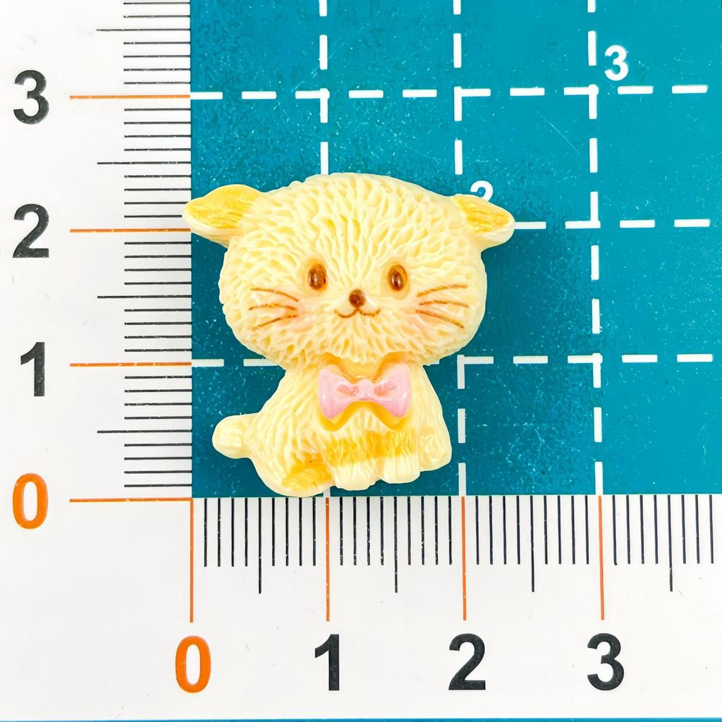 Cartoon Cat Resin DIY Accessories: Hair Clip, Keychain, Phone Case, Magnet, Shoe Buckle, Ornament