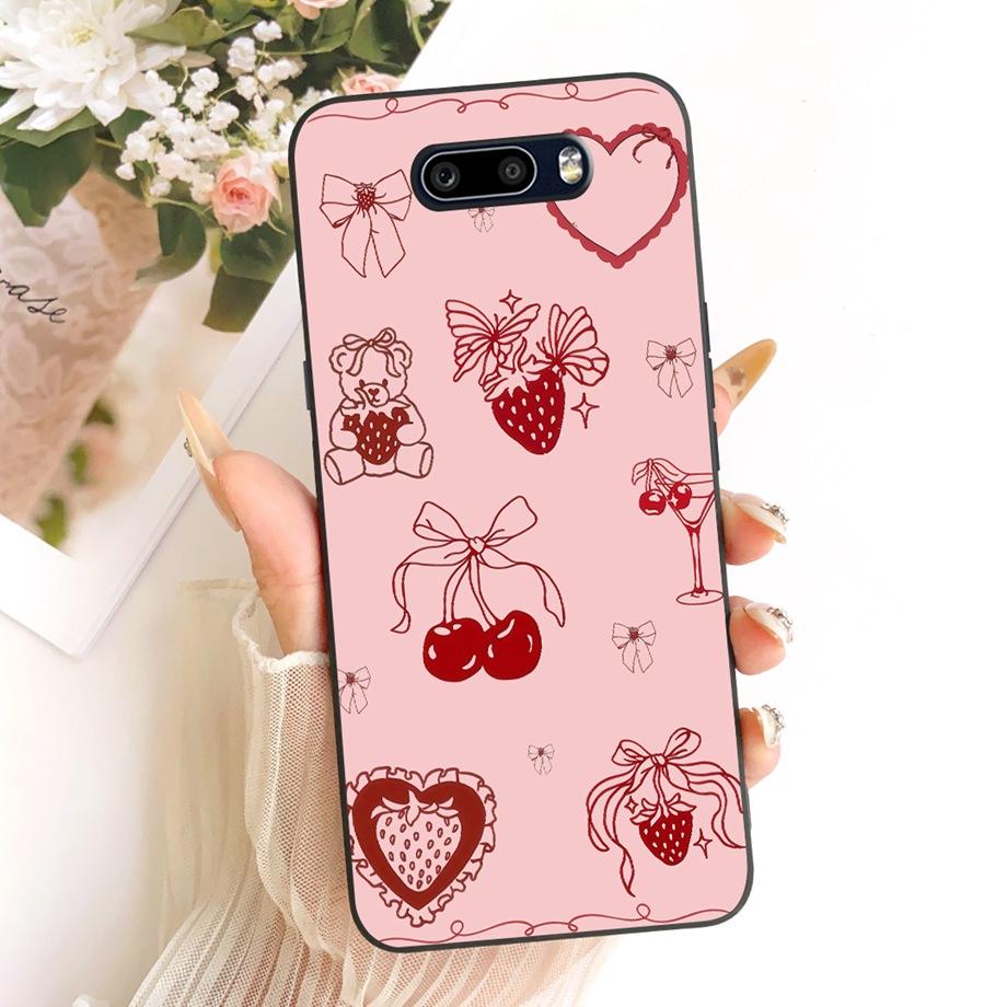 

Phone Case For LG V50s ThinQ V50 V40 V35 ThinQ v30 2017 Funda Soft Matte Silicone Back Cover Daisy Floral Cat Pattern Bumper LG V50 ThinQ
