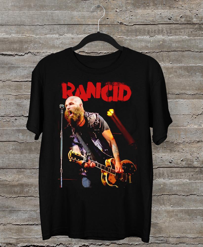 NEW Rancid Tim Armstrong Gift Fan Black All Size Unisex T-Shirt