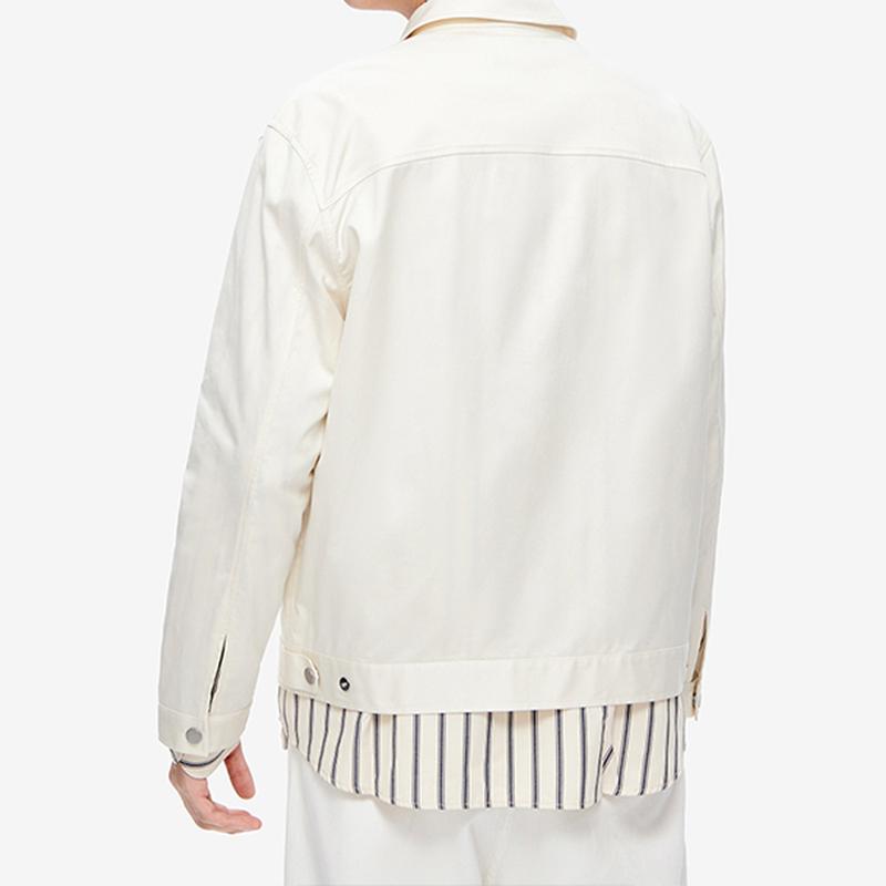 New FILA Jackets Men's Jade Rabbit White F51M238703F-IV