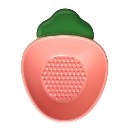 Ceramic Ginger Garlic Grater Dish Dipping Sauce Bowl 2-in-1 Mincer for Ginger Garlic Wasabi розовый