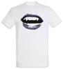 T-shirt Homme Bouche de Femme Vampire T-shirts Homme Femme Haut Fille Vampire Dame Sang Véritable Dents Morsure Morsure