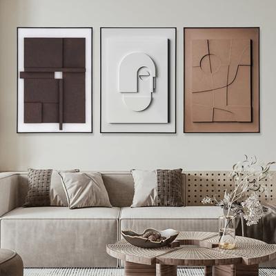 Nordic 3D effetto geometrico tela pittura arte della parete astratta linee minimaliste opere d'arte estetica stampe poster per soggiorno camera da letto decorazioni per la casa murale