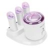 4 in 1 Wax Heater Anti Scald 3 Roll On Wax Warmer Single Pot Transparent Lid 220W for Home Use US Plug 110V