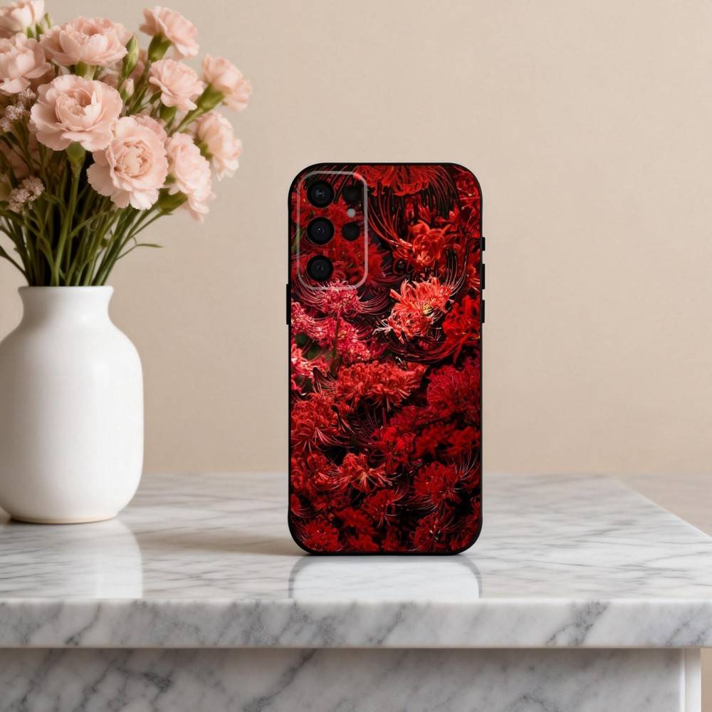 G-Ghoul R-Red Spider Lily Tokyo Phone Case For Samsung S25,S24,S21,S22,S23,S30,Ultra,S20,Plus,Others Soft Black Cover