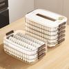 Multi-Layer Frozen Dumpling & Wonton Storage Tray for Refrigerator & Freezer