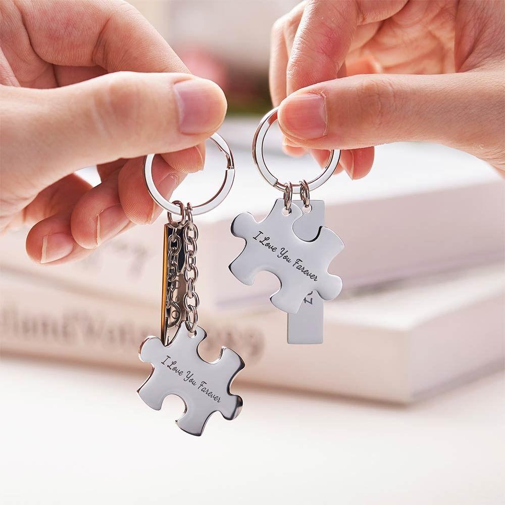 50/100PCS Stainless Steel Key Rings Key Pendant Chains Metal Keychain DIY Accessories Buckles Split Rings Key Organization