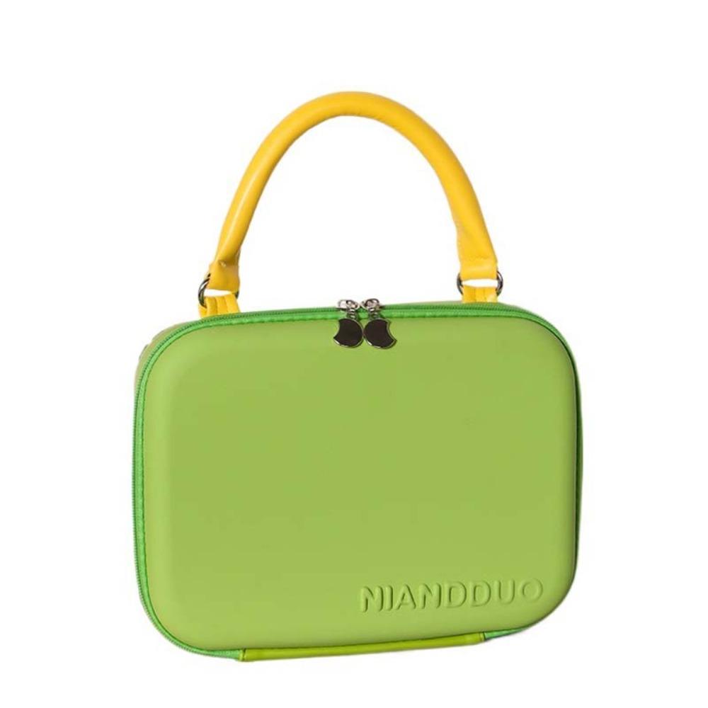 EVA Cosmetic Bag Suitcase Large Capacity Portable Cosmetic Case Handheld Makeup Bag  School