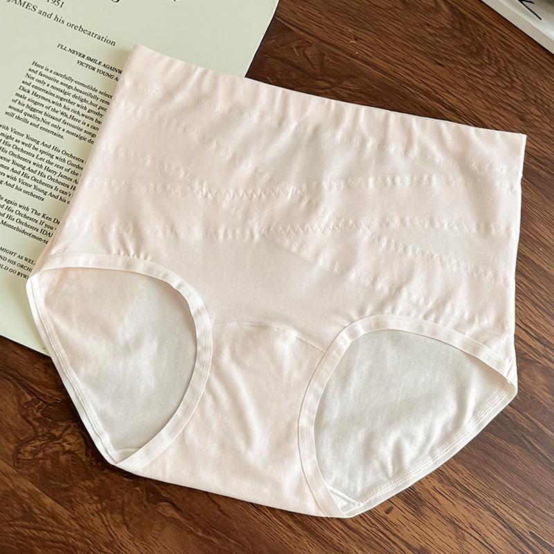 

Женское нижнее белье больших размеров, однотонное, простое, хлопковое, с высокой посадкой, для подтяжки живота и бедер, бесшовное, дышащее, с удлиненной ластовицей 2XL светло-розовый