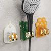 No punching cartoon shower bracket bathroom toilet household universal shower fixed adjustable nozzle base