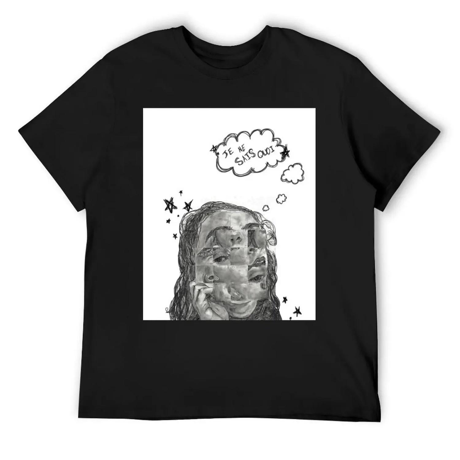 Je Ne Sais Quoi T-Shirt T-shirts man rapper graphic tees new edition plus size tops mens fashion XXXL