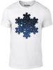 Koch Snowflake Mens T-Shirt - Funny T Shirt Physics Fractals Mathematics Science