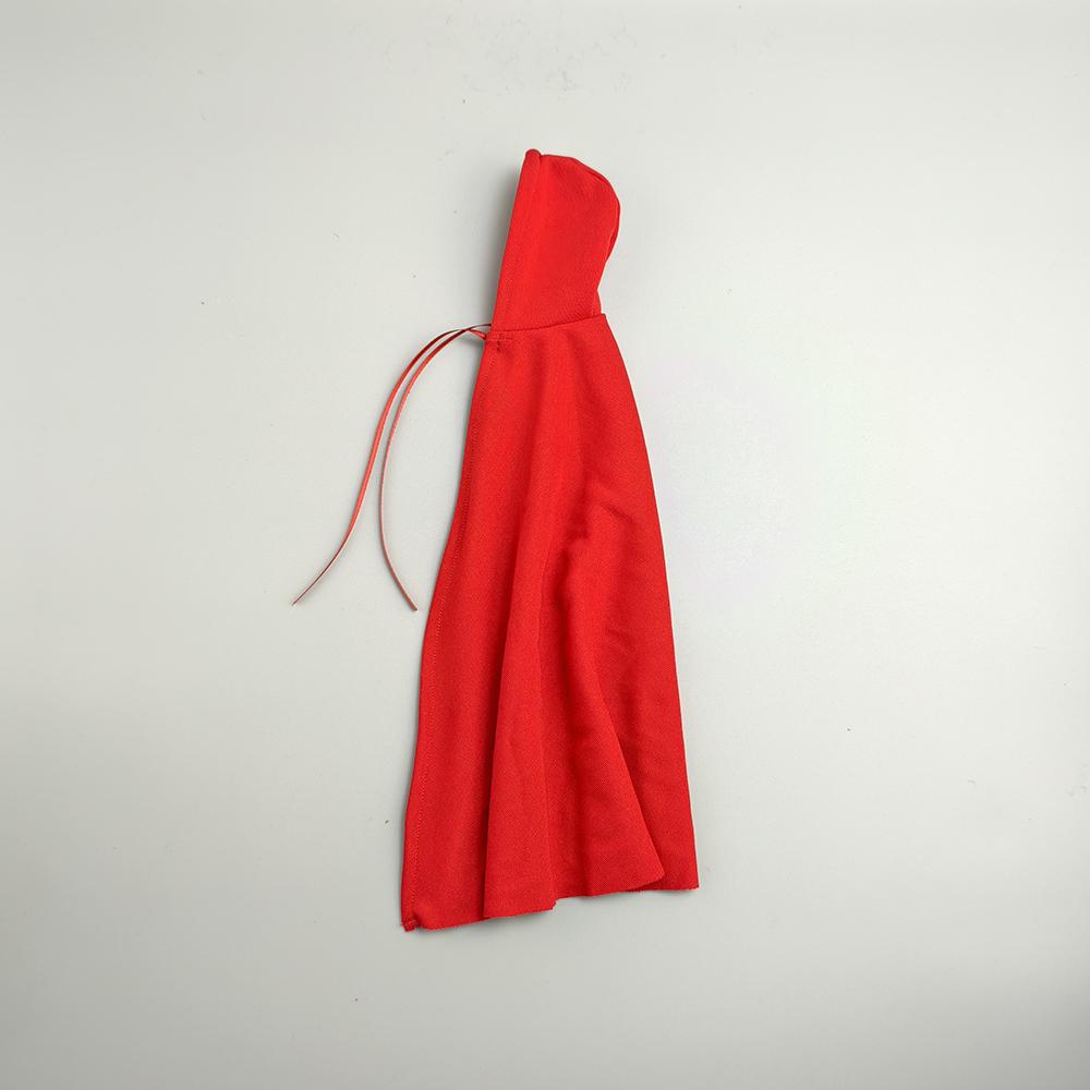 

Накидка для ляльки 1/6 BJD 30см Універсальна універсальна накидка для моделі меха Накидка Модель одягу для ляльки Одяг для ляльки One Size червоний