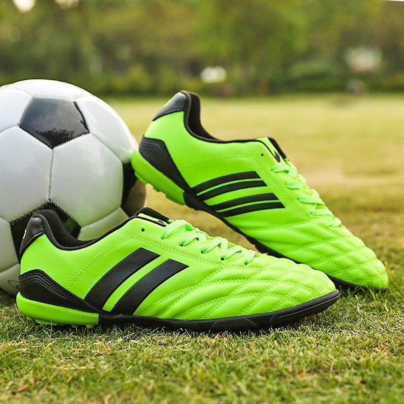 Men Soccer Shoes Anti -Slippery Futsal Kid Football Sneakers Indoor Sports Shoes Women Girls Football Training Tf Shoes