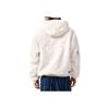 adidas Originals Trefoil Solid Patch Logo Stand Collar Fleece Jacket Unisex Jackets White HS2005