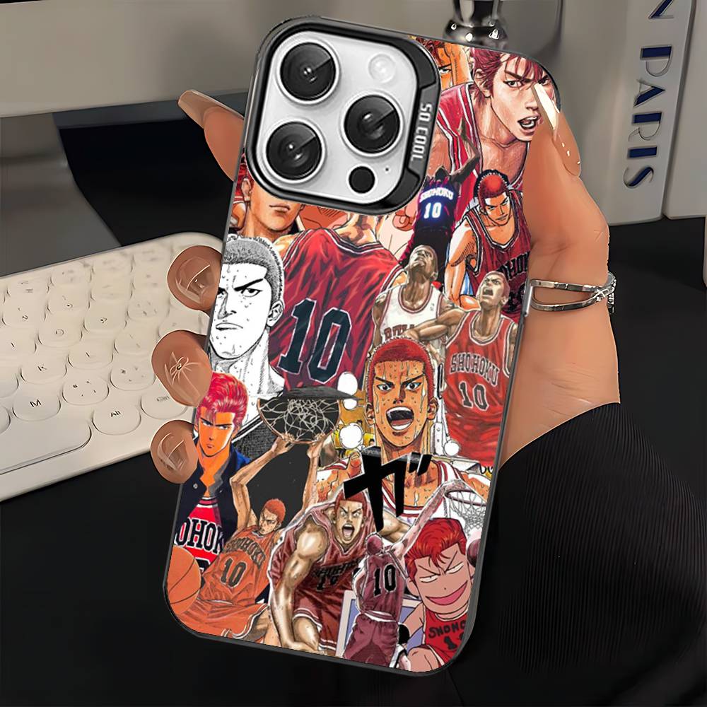 Japanese S-SLAM D-DUNK Phone Case For IPhone 17 16 Plus Pro Max 15 14 13 12 11 Matte Colorful Covers