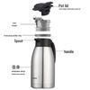 Zojirushi SH-HJ19C 1.9L Stainless Steel Vacuum Thermos