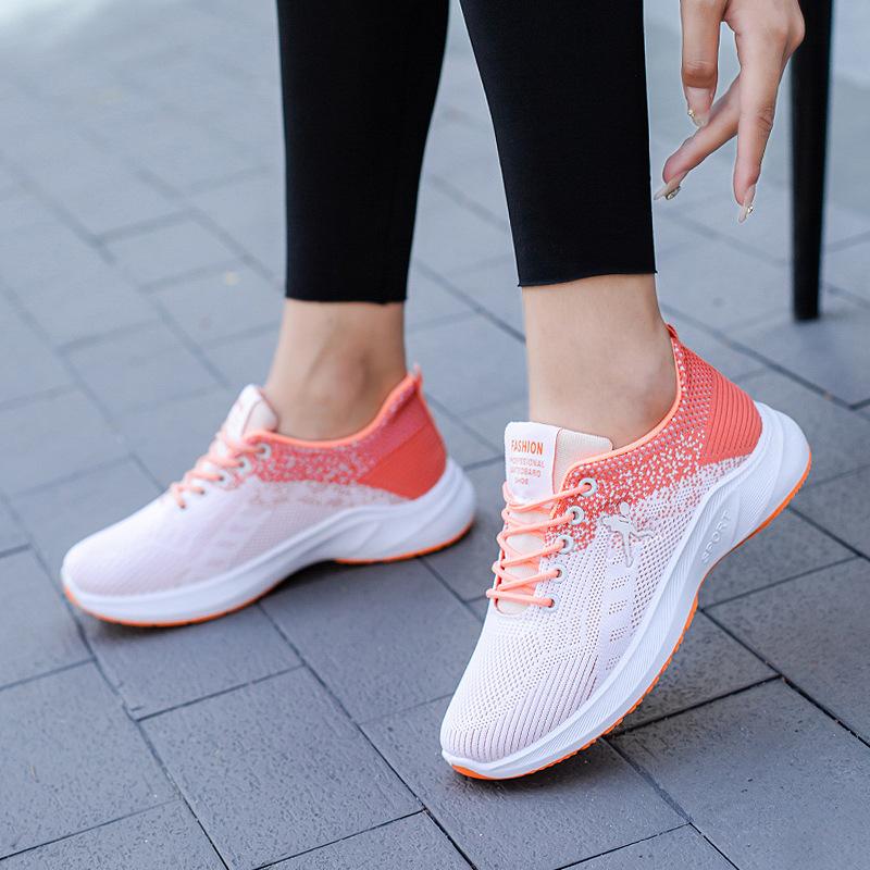 Casual mesh shoes women s spring new outdoor running shoes women s single shoes women s shoes 35