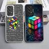 Rubik Cube Formula Spoofs Math Soft Phone Case for Samsung A17 A16 A15 A14 A13 A57 A56 A55 A54 A53 A37 A36 A35 A34 A33 A26 A25 A