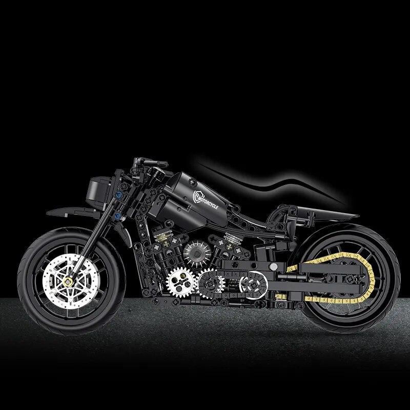 APRILA Moto Blocchi 436 Pezzi - Modello Harley-Davidson Compatibile Technic