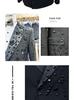 Completo da Uomo Ricamato a Mano con Perline - Elegante Set 2 Pezzi per Occasioni Casual, Banchetti e Eventi Formali