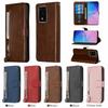 Suitable for Samsung S20plus Mobile Phone Leather Case A71 Retro Calf Pattern Zipper Wallet Insert Card Holder Protective Case