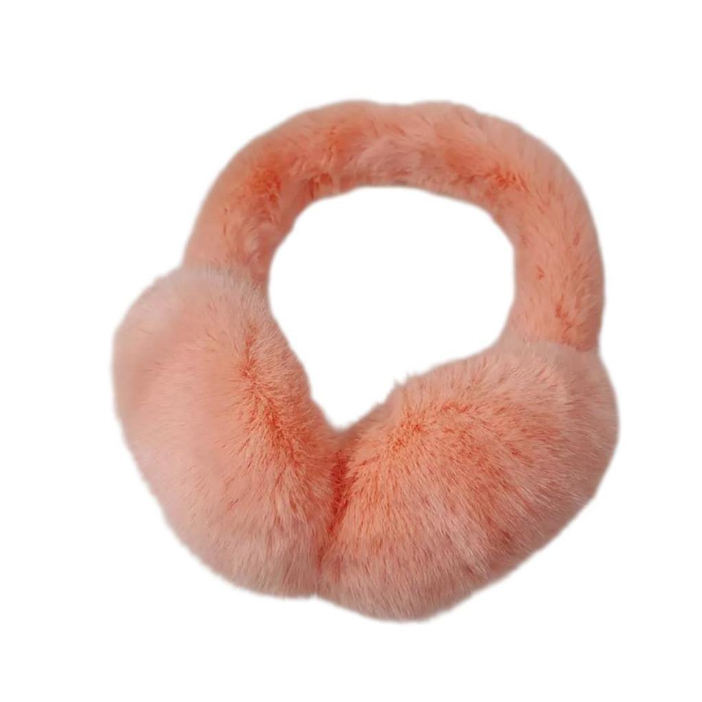 Fashionable Plush Ear Muffs for Women and Girl Foldable and Comfortable Ear Protectors for Easy Storage Sport Gear