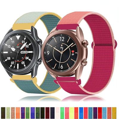 20/22mm Band für Galaxy Watch 3/46mm/42mm/Active 2 Armband Samsung Gear S3 Frontier Sport Nylon Armband Huawei Uhr GT 2 41 45mm