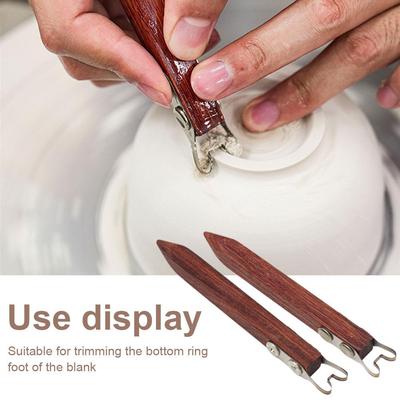 Pottery Tools Carving Crafts Wooden Clay Sculpture Knives Pottery Sharpening Modeling Pottery Clay Ceramic Tools Size S/L