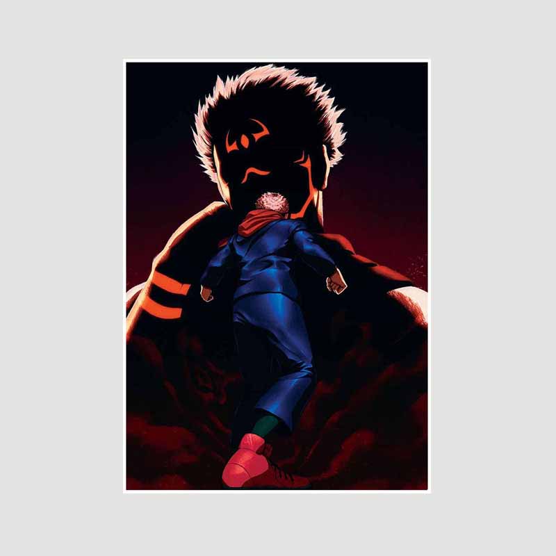 Anime Jujutsu Kaisen Posters Aesthetic White Paper Satoru Gojo Nobara Kugisaki Poster Wall Art Painting Study Home Decor Room Bar Decoration Pictures