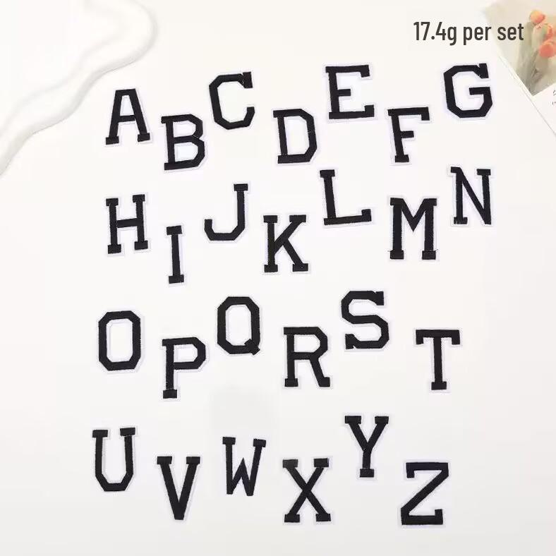 

Разноцветные вышитые нашивки с буквами для DIY обуви, шляп, сумок и текстиля.