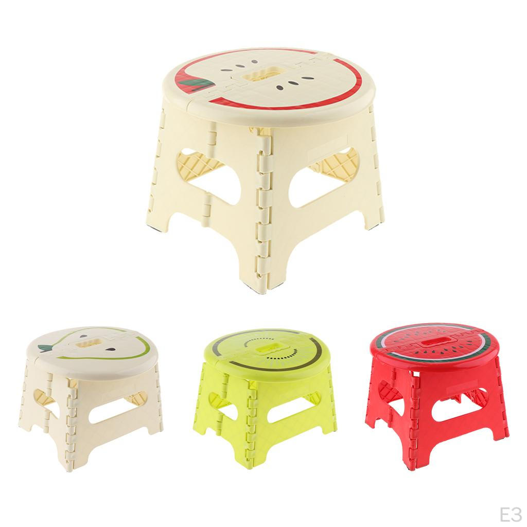 Anti-skid Fold Step Stool Foldable Kitchen Bathroom Seat Easy Storage