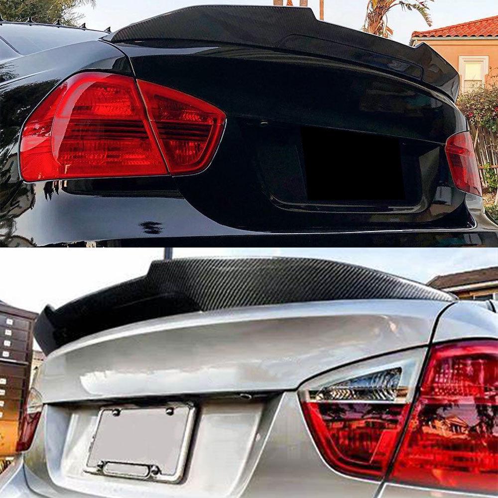BMW 3 Series E90 Carbon Fiber PSM Style Rear Spoiler Tail Wing