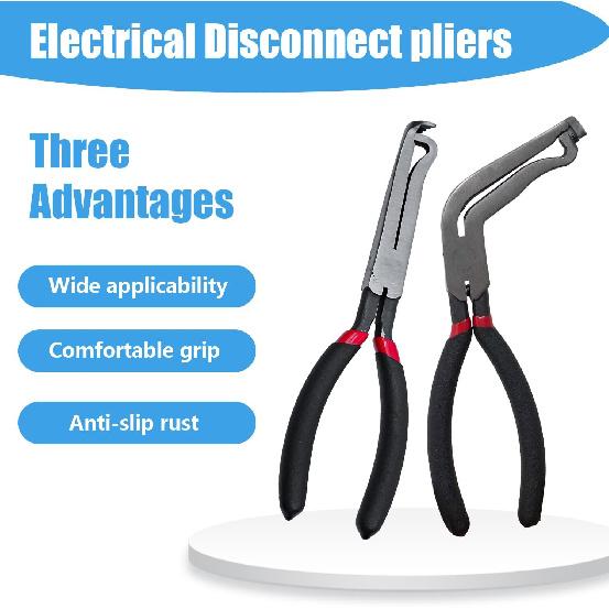 2Pcs 37960 Electrical Disconnect Pliers 60 Degree Plier and Straight Plier Automotive Electrical Connector Disconnect Pliers