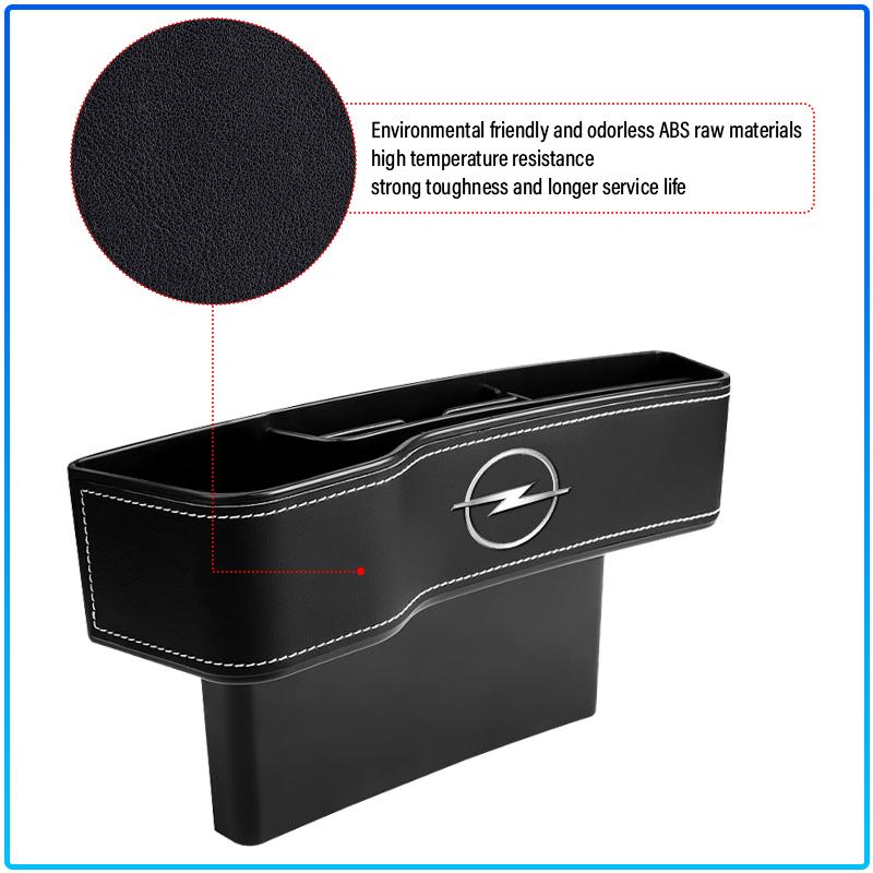 2 Pezzi Organizer per Sedile Auto Scatola Portaoggetti per Fessura Sedile Merci Multifunzione Per Opel Astra C G H Insignia J K Zafira B C Corsa Vectra C Corsa C