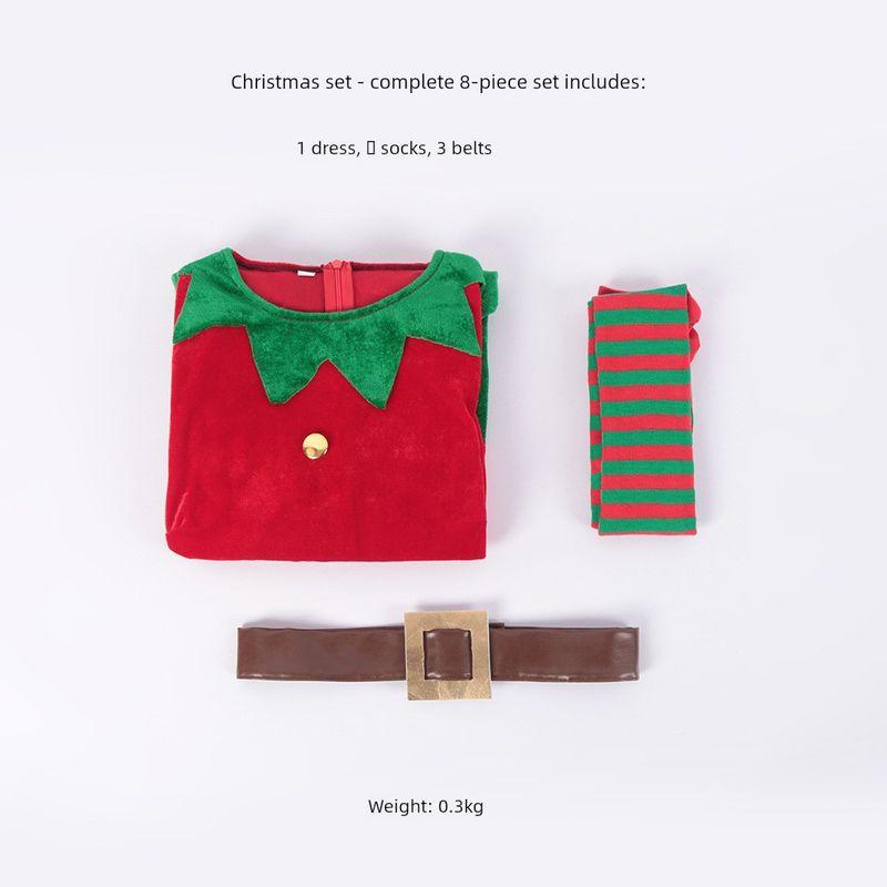Christmas and Halloween Cosplay Costumes Party Theme Christmas Outfits Family Atmosphere Party Event Costumes Christmas Style 8 S