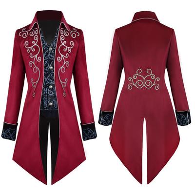 Veste de smoking style vintage pour hommes pour les performances Cosplay - Printemps/Automne