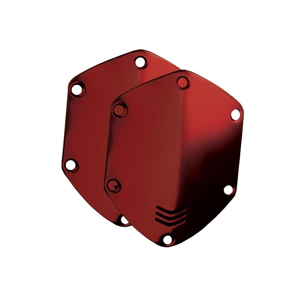 Crossfade Small Headband Headphone Metal Shield Kit V-MODA (ON-KIT-RED)