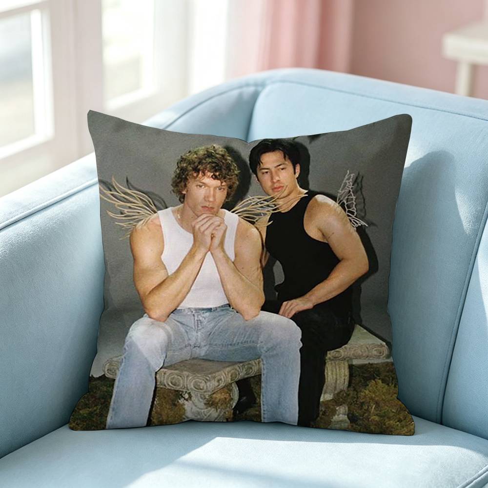 Heated Rivalry Shane Hollander IIlya Rozanovs Square DoubleSided printed Pillow Case Bedroom Bedside Pillow Sofa Cushion Cover