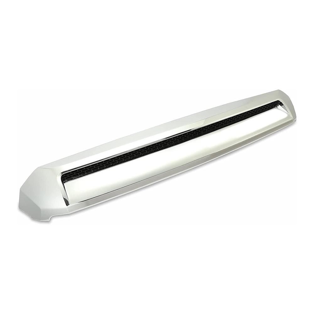 Chrome Front Upper Hood Bulge Molding Grille Trim For 2014-21 Toyota Tundra