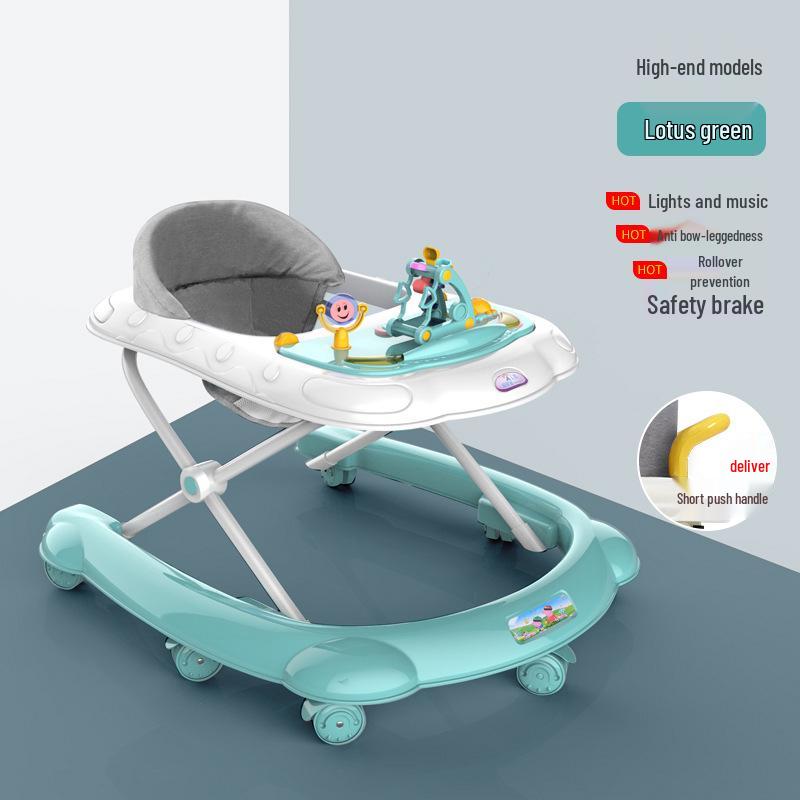 Camminatore Multifunzionale per Bambini: Previene le gambe arcuate, Anti-ribaltamento, Spingi/Guida per Bambine e Bambini, Veicolo per Imparare i Primi Passi