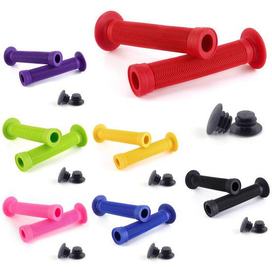 1 Pair Bicycle Handlebar Grip Non-slip Rubber Universal MTB Road Mountain Bike Handle Grip Cover Replacement Bicycle Accessories