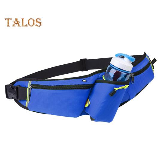 Sport-Gürteltasche mit Wasserflaschenhalter, verstellbarem Bund, Aufbewahrungstasche für Telefon-Wasserflaschen, reflektierende Streifen, mehrere Fächer, Hüfttasche für