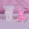 Silicone Soap Molds Candle Mould Silicone Crafts Moulds 3D French Bulldog Shaped