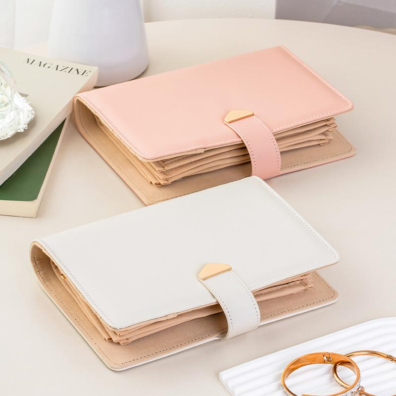 Necklace Organizer Portable Jewelry Organizer Earrings Holder Compact Grid Storage Bag For Jewelry Enthusiasts Jewelry Gifts