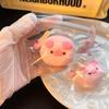 1 Pcs Cute Pink Pig Squishy Toy Sticky Slow Rising Sensory Stress Relief Squeeze Toy for Autism Anxiety Fidget Toy