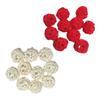 20 Pieces 3cm Rattan Wicker Basket Photo Props, Heart Shaped Home Diy Trinkets